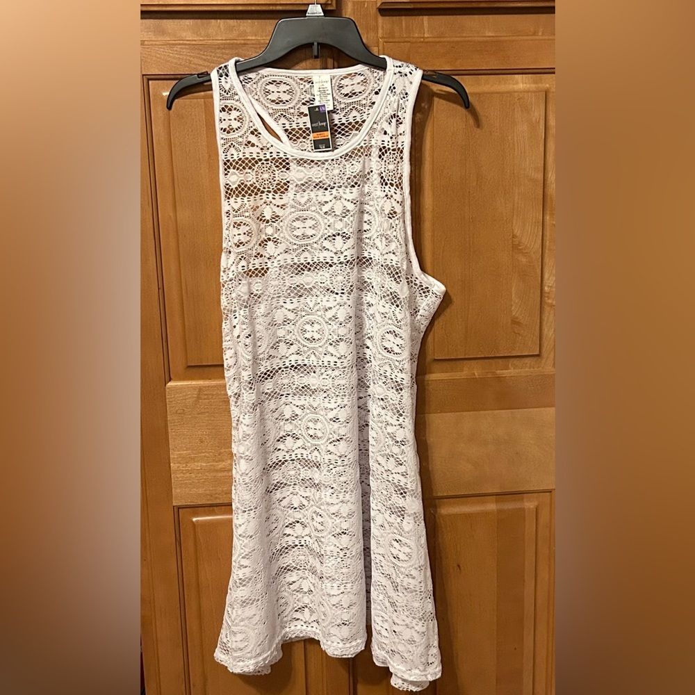 White Lace Coverup L/XL
